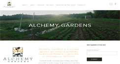 Desktop Screenshot of alchemygardensvt.com